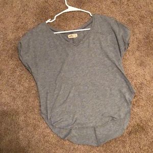 Hollister scoop neck high-low tee